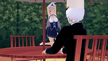 Preview 1 of Inch Brutal - Belfast invites me to lunch and fuck me | Azurlane | Watch Full Movie and POV version on Sheer &amp_ PTRN: Fantasyking3