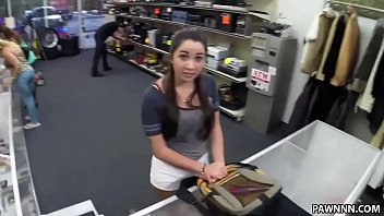 Preview 2 of Classic Rape Sex - Girl Karlee Grey Wants To Pawn Some Books - XXX Pawn