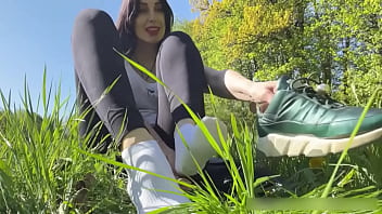 Preview 1 of Son Creampies Surprise Mom - I fucked a hottie in the forest