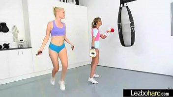 Preview 2 of Wife All For Her Husband - Sex On Cam Between Cute Lovely Lesbian Girls (Charlotte Stokely &amp_ Kenna James) clip-11