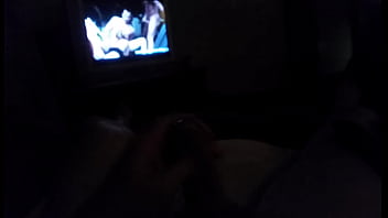 Preview 3 of Kario Xxx - Me jerking and cumming watching bisex porn