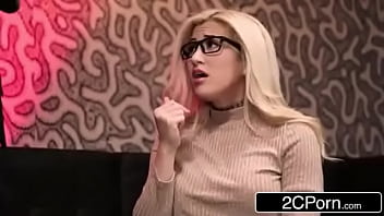 Preview 1 of Woman With Girle - Sexy nerd Cristi Ann needs big cock