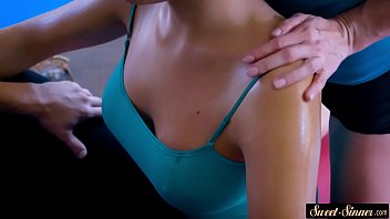 Preview 2 of Juelary - Curvy teen sucking and fucking after yoga