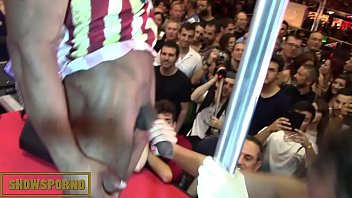 Preview 2 of Win Ster - Brunette babe fucking big black dick