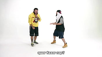 Preview 2 of Full Sex Black Land - Cau&ecirc_ Moura VS. Mussoumano   Batalha de Youtubers