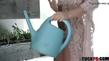 Preview 2 of Rachel Starr Spit - Alessandra Jane In Green Thumbs on GotPorn (5710879)