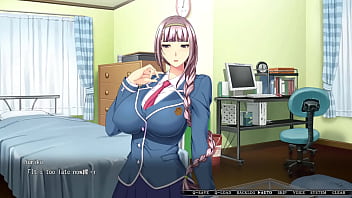 Preview 1 of Hantjob Sex - Kyonyuu Reijo MC Gakuen Part 16 Yuriko Route 3 END