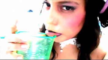 Preview 3 of Bds Indian - Ginger Paris Drinking Her Own nectar Pee &amp_ vibrator delight