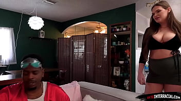 Preview 1 of Boss Kitchen Anal - Busty brunette deepthroating her ex bbc