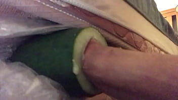 Preview 3 of Schoom Girl - Fucking and Cumming in a Hollow Cucumber.MOV