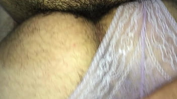 Preview 2 of Black Group Cum - Dando o cu com a calcinha da Hannah