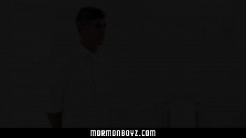 Preview 1 of Iida Riho - MormonBoyz-Young stud sucks a giant dick at a gloryhole