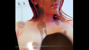 Preview 4 of Oo78ww - Massive Cumshot On Big Tit Babe - Cumtribute
