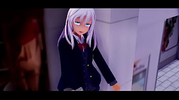 Preview 1 of Femdom Sex Evil - Ro Chan has sex with guy in dream Mmd