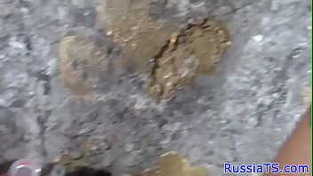 Preview 3 of Hime Dorei - Busty russian tgirl toying her tight ass