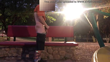 Preview 1 of Young Blow - Naked in the park (part 3)