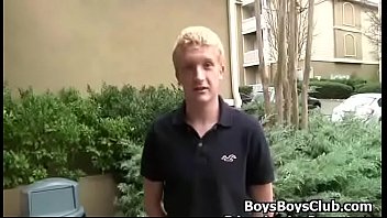 Preview 2 of Licking Her Armpit Boss - Blacks on Boys - Gay Bareback Nasty Fuck Video 24
