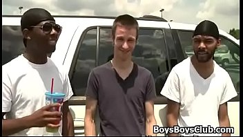 Preview 3 of Hd Video Zex - Blacks on Boys - Gay Bareback Nasty Fuck Video 04