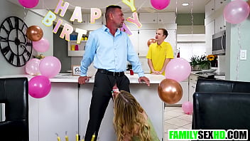 Preview 4 of Party Sex Seventeen - 18yo stepdaughter fulfills her family tradition