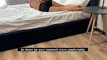 Preview 1 of Bosnian Girls Hawe Porn - Horny stepsis wants a massage but gets a big dick