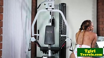 Preview 2 of Bengali Girl Blow - Bigbooty black tgirl twerking and jerking