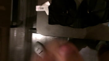 Preview 3 of Lesbian Bbw Drink Piss - Cum on bra in store change room and put it back on shelf