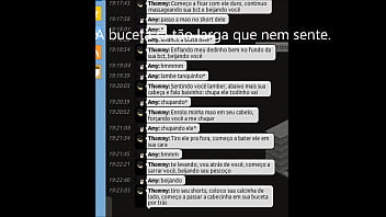 Preview 4 of Mom And Son Night Jabradastisex - Amy bebendo leitinho do Thommy