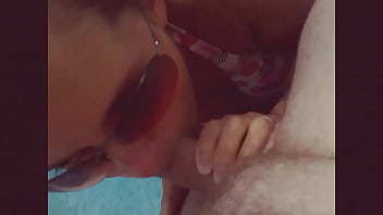 Preview 2 of Wwwindedecsex - Natalie Spain Blowjob in Pool 1