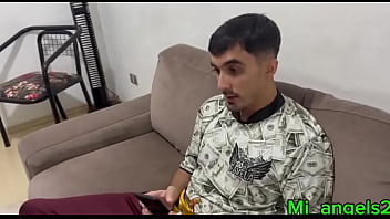 Preview 1 of Mom Taboo Wank Off - Big bambu faz ninfetinha chorar quando soca fundo nela com esse pau de cavalo