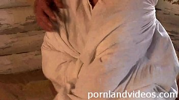 Preview 2 of Prom Boobs Suck - young redhead teen trying double penetration with 2 big cocks