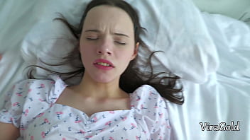 Preview 3 of Forced Anal Insertion Femdom - Deprivation Vaginal Virginity of 18yo Beautiful and First Anal with her StepDad VG377
