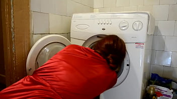 Preview 1 of Jazzduro Suzana - She got her head stuck in the washer,  so I took her from behind