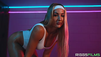 Preview 1 of Alura Janson Help Son - Big Boob Horny Lesbians Scissoring