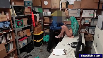 Preview 3 of Nazanin Bayati - Arab teen shoplifter boned by LP officer