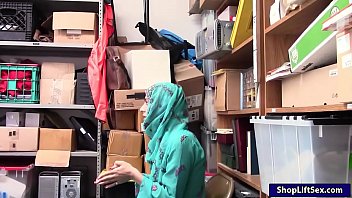Preview 1 of Nazanin Bayati - Arab teen shoplifter boned by LP officer
