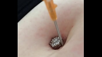 Preview 2 of Mala Marx - Play with My pierced belly button
