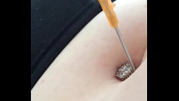 Preview 4 of Mala Marx - Play with My pierced belly button