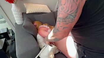 Preview 1 of Xxxx12 Years Girl - BLONDE MADE TO FUCK FACE FIRST IN TOLIET SEAT