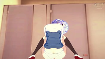 Preview 2 of Gay Nigger Cumshot - Rei Ayanami I&#039_m not your sex doll - Evangelion