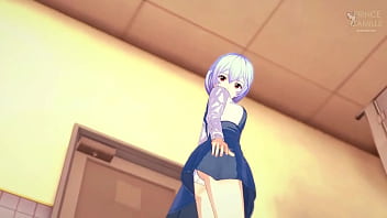 Preview 1 of Gay Nigger Cumshot - Rei Ayanami I&#039_m not your sex doll - Evangelion