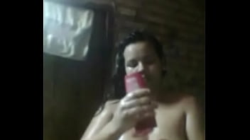 Preview 1 of Porn Stars Move - Paraguaya se masturba en la ducha y se lo envia asu novio peruano