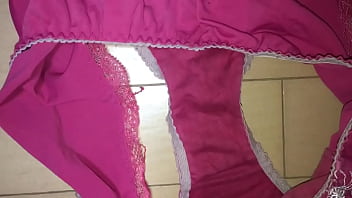 Preview 2 of Dirty Belly Punching - cumshot to my m.&#039_s panties