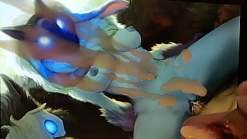 Preview 2 of Savita Vabi Part2 - Kindred / Lamb (League of Legends) furry tribute (request for Arctures777)