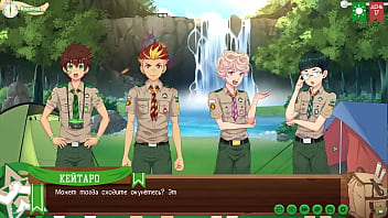 Preview 3 of Thai Lesbian Videos - Game: Friends Camp path 2,  part 21 - The top of the waterfall (russian voiceover)