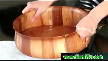 Preview 3 of Mama E Son Italian - Busty masseuse gives nuru sex massage 29