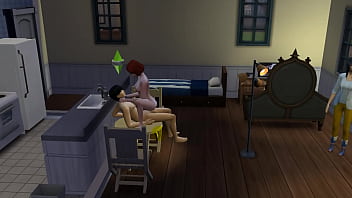 Preview 3 of Pochu - The Sims 4 SEXO VAMPIRO