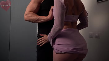 Preview 1 of Bangie Xvedo - Fit Couple Making Love If Front Of Mirror ,  Doggy and Cowgirl 4k