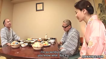 Preview 2 of Hantai Story - Fucking the Asian waitress in a hot tub