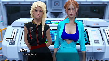 Preview 3 of Sister Wet Incest - Stranded In Space #149 - Choosing Between The StepSisters Busty Red Head Or The Beuatiful Busty Blonde Virgin