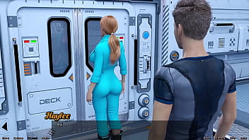 Preview 4 of Sister Wet Incest - Stranded In Space #149 - Choosing Between The StepSisters Busty Red Head Or The Beuatiful Busty Blonde Virgin
